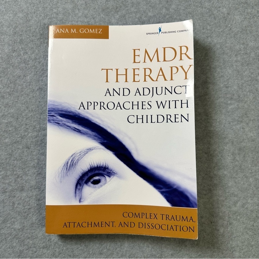 EMDR Therapy Book with Blue and Orange Cover